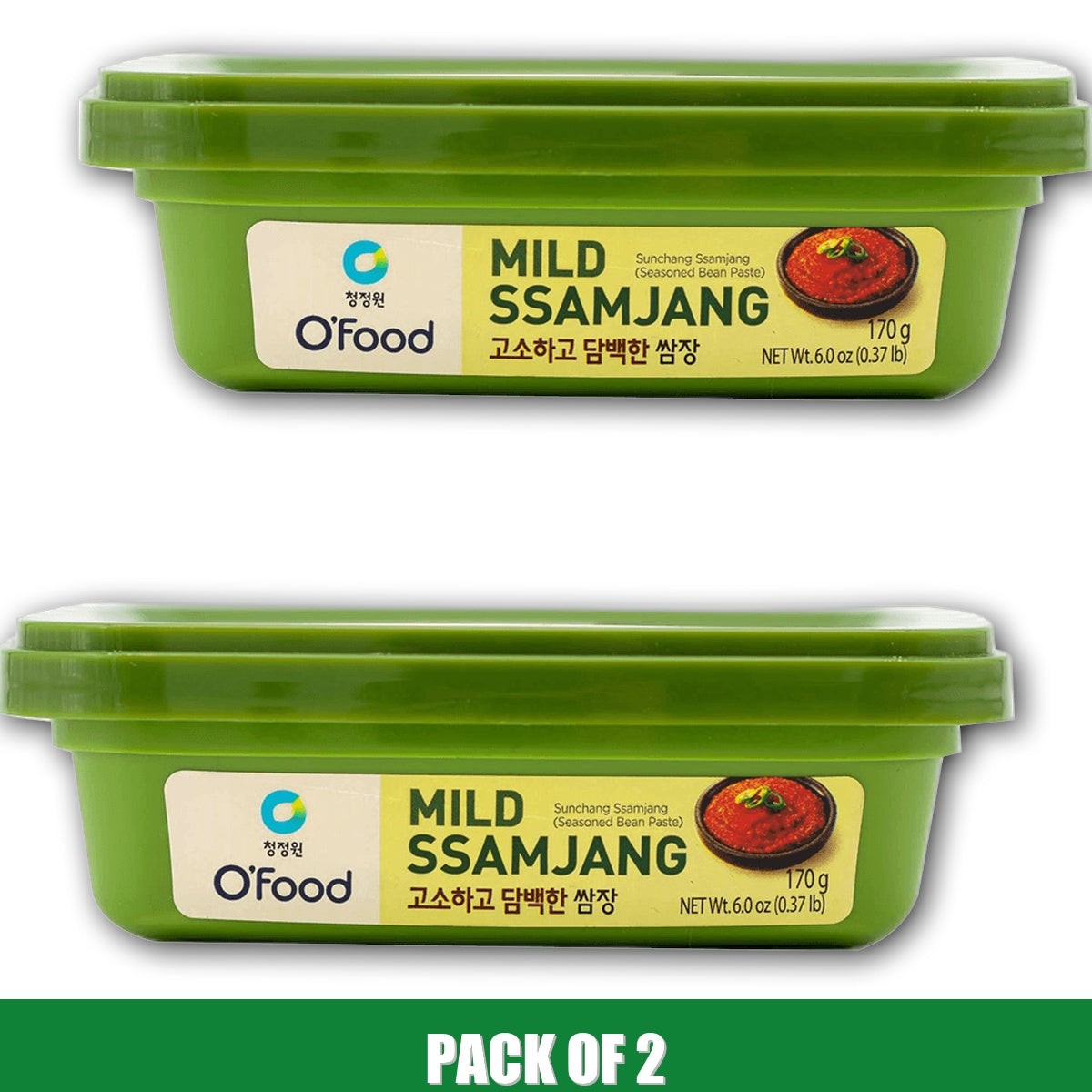 Pack of 2 – Chung Jung One Mild Bean Paste 6oz(170g)