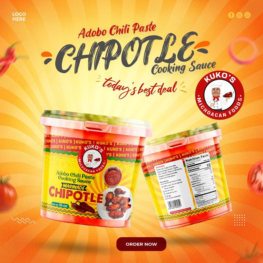 chipotle adobo marinade chili paste cooking sauce 20lbs 2 gallon