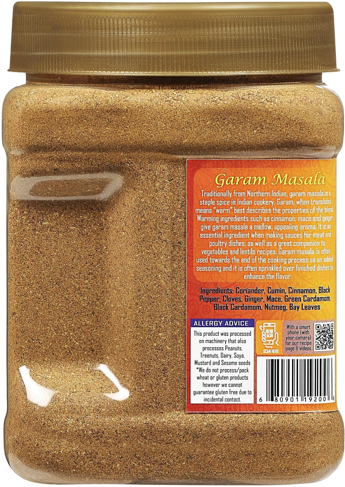 Garam Masala 11-Spice Blend 16oz (1lb) – All Natural, Vegan, Gluten-Free, NON-GM