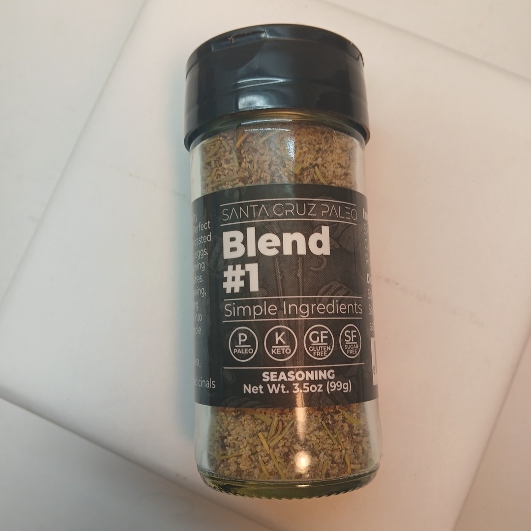 Santa Cruz Paleo Seasoning Blend #1, Gluten Free, 3.5 oz Aimple Ingredient (13c)