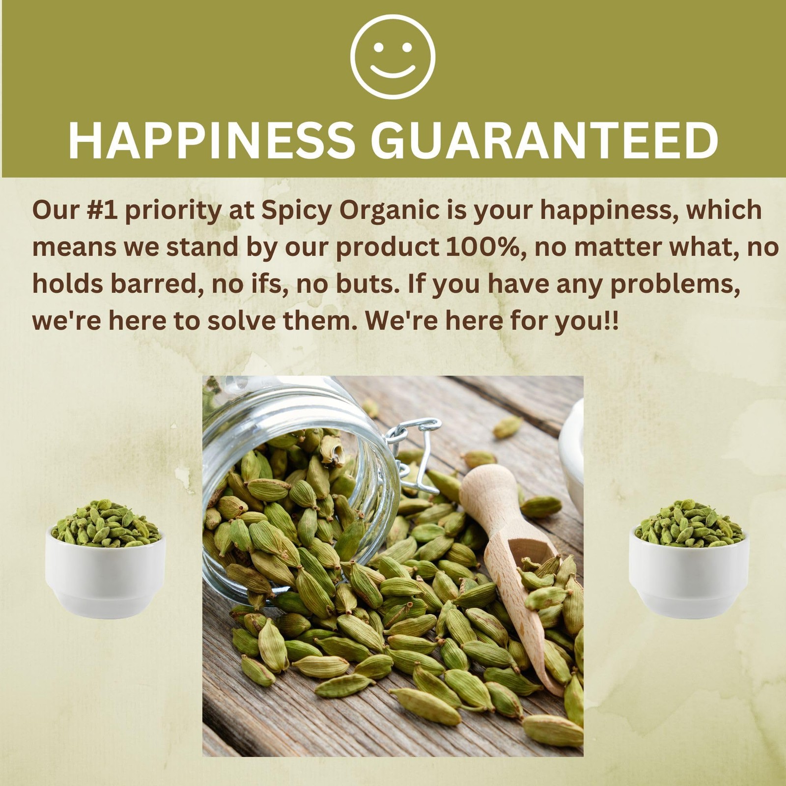 Green Cardamom Pods – 3 lb – Whole Cardamon Seeds for Authentic Spice Flavor,…