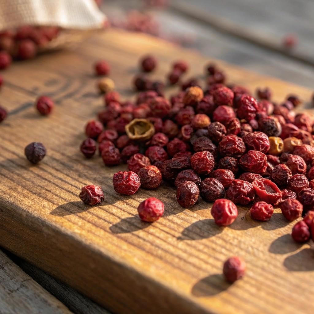 Sichuan Peppercorns, 8oz(227g), Authentic Szechuan Red Peppercorn, Numbing and T