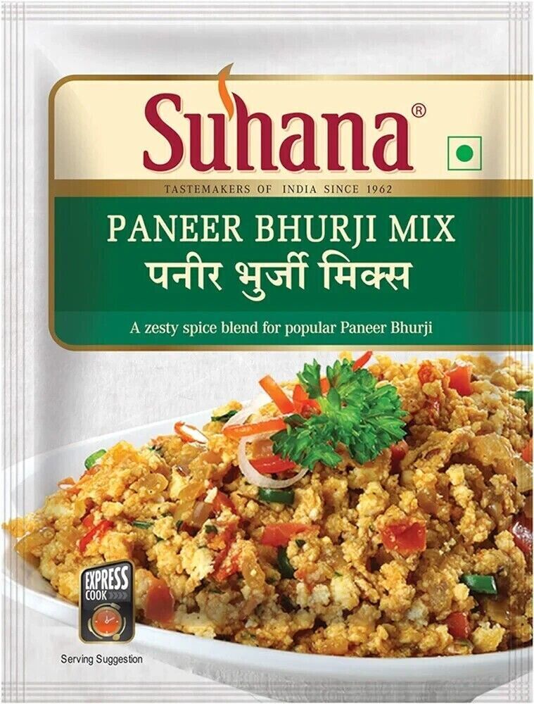 Suhana Paneer bhurji 50gm Pouch Spice Mix convenient & cooks in mins.
