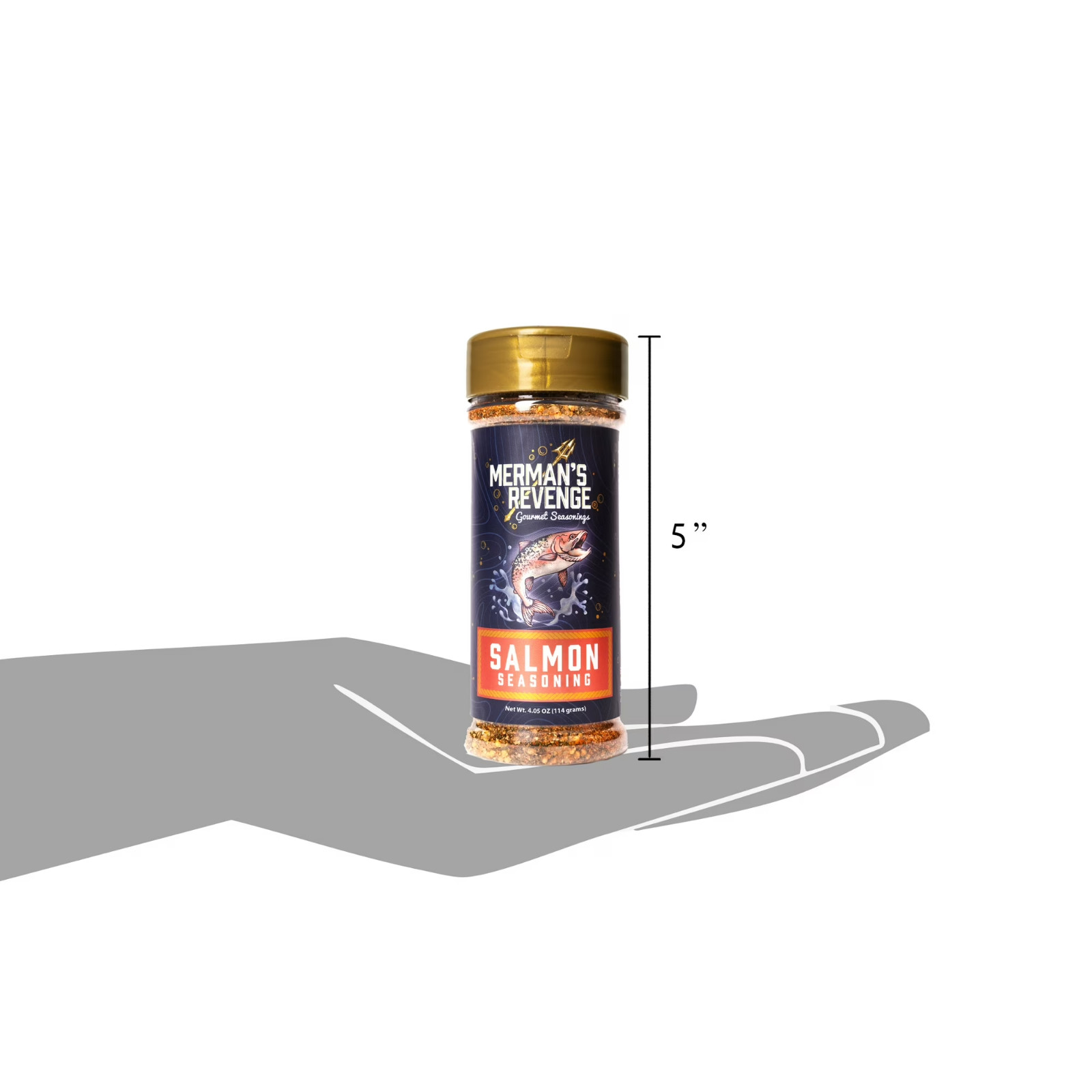 Pack of 3 Salmon Seafood Seasoning Blend, 4.05 oz Shaker Bottles Free Shipping..