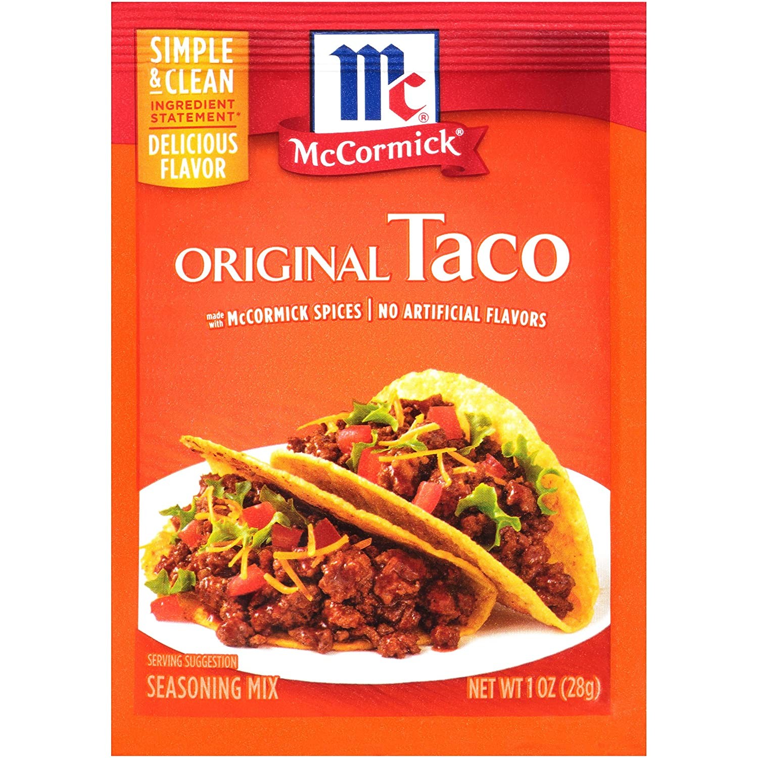 McCormick Original Taco Seasoning Mix, 1 Ounce