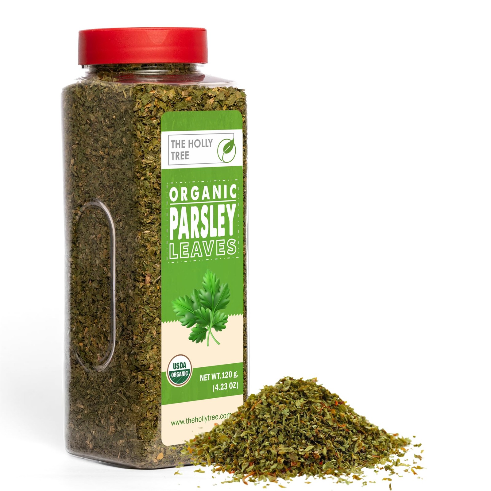 Organic Parsley Flakes 4.23oz Organic Dried Parsley Flake for Cooking Garnishing