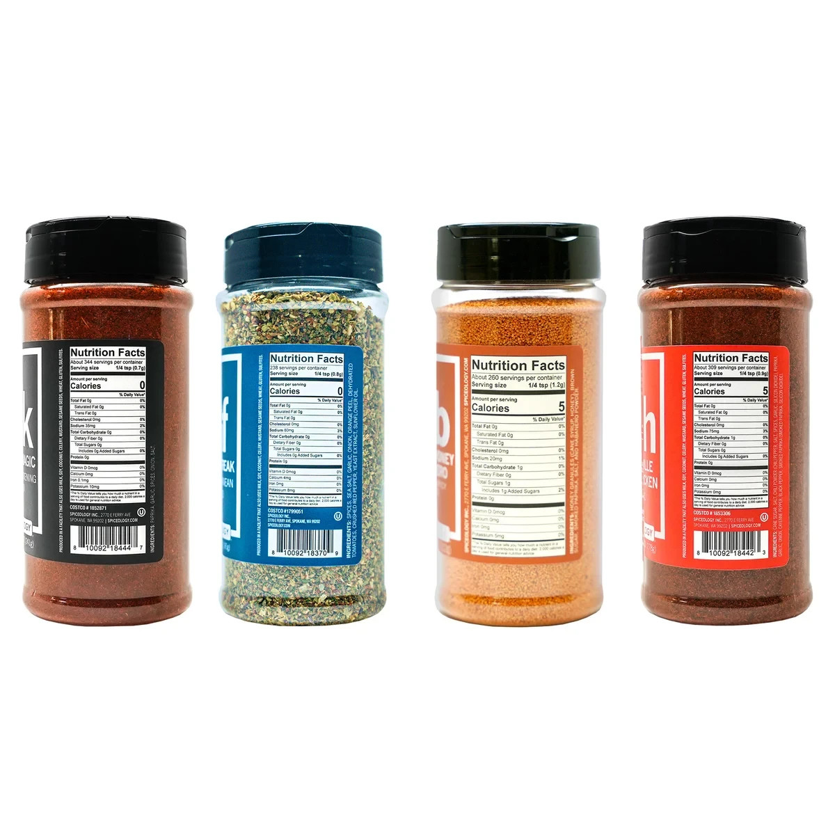 SPICEOLOGY SPICES RUBS SEASONING GIFT SET GREEK FREAK BLACK MAGIC VARIETY PACK ~