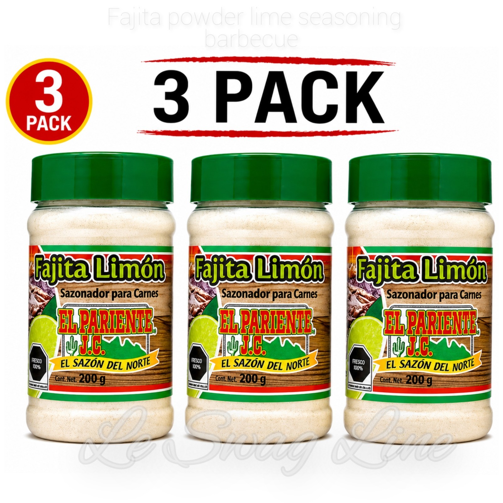 3x El Pariente Beef Fajita Lime Seasoning 7oz Each Limon Sazonador BBQ🍋🔥