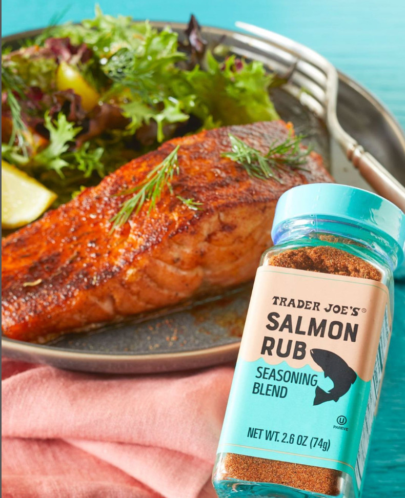 Trader Joe’s Salmon Rub Seasoning Blend 2.6 oz Spice Mix