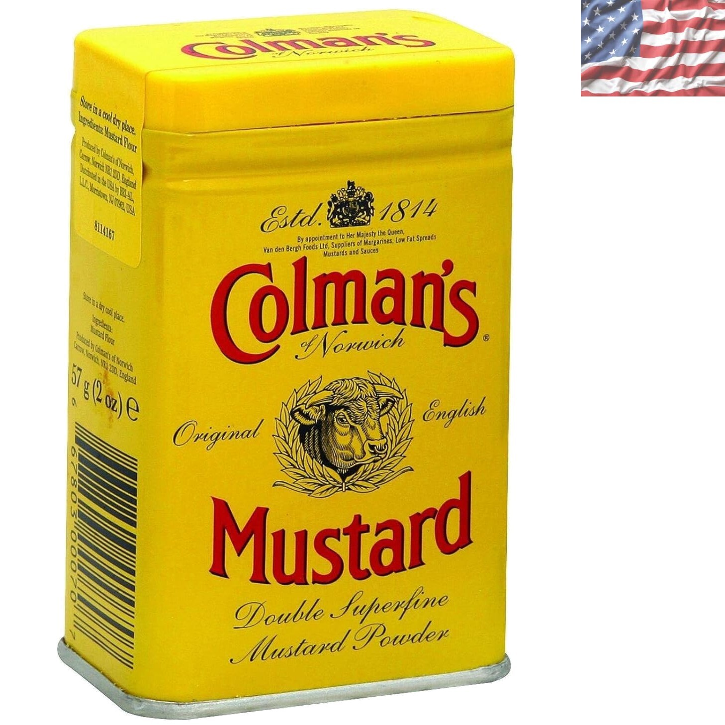 Authentic British Dry Mustard Powder, 4oz from Colman’s – Spicy Culinary Staple
