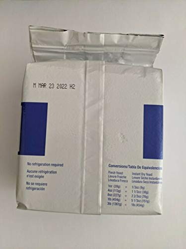 Fleischmann’s Instant Dry Yeast 1lb 16 Ounce (Pack of 1), 1 Pound 1)