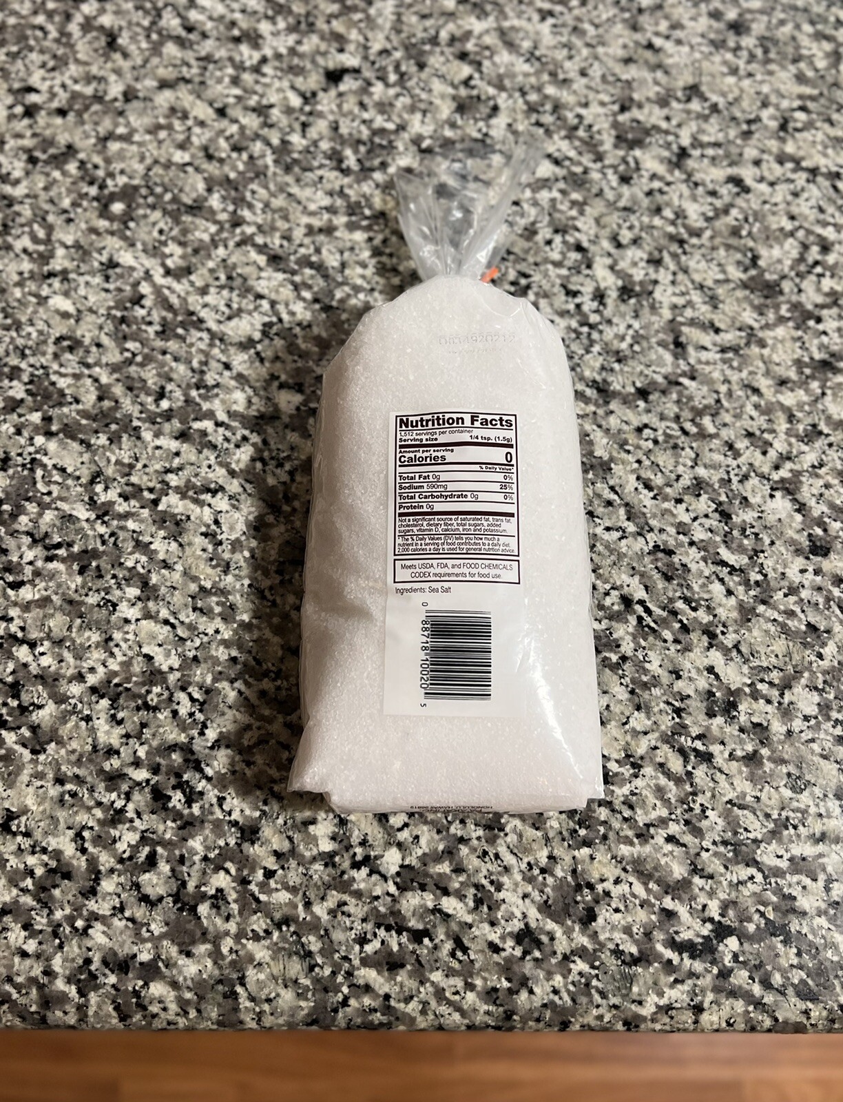 Pure Hawaiian Sea Salt 5 LB Old Time Classic Natural Medium Grain New Sealed