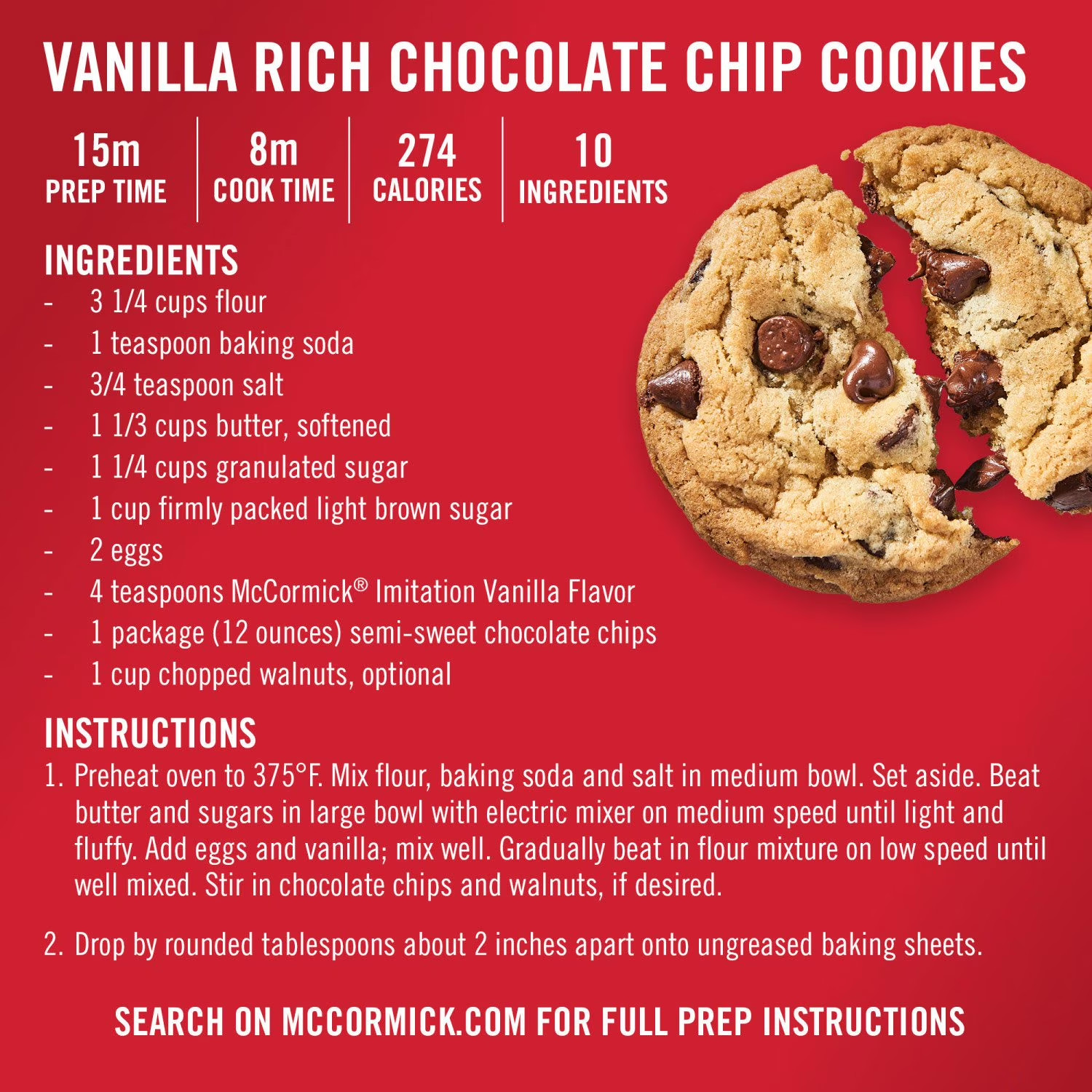 McCormick Imitation Vanilla Flavor, 32 fl. oz.