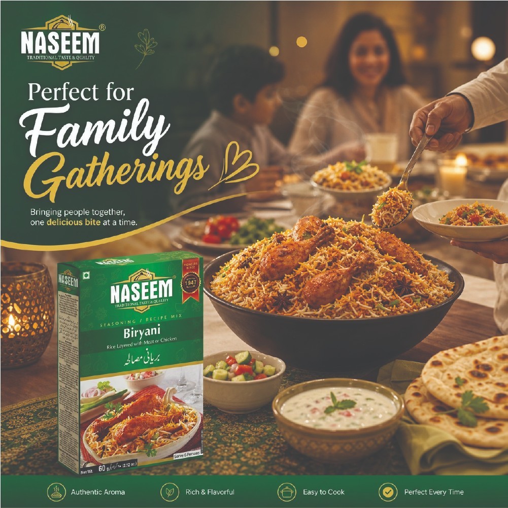 Naseem Bombay Biryani Recipe Masala – 60g (2.11 oz)