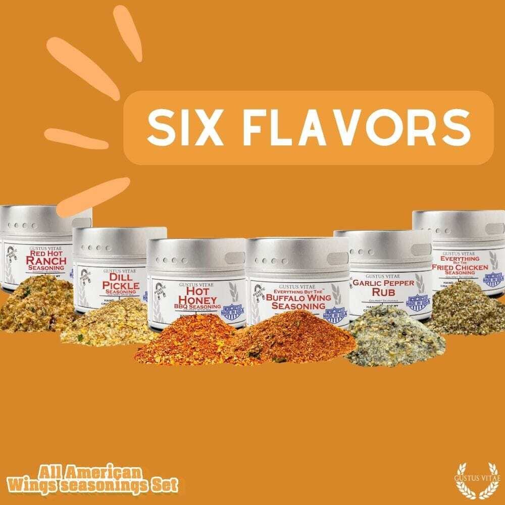 All American Wings Seasoning Set