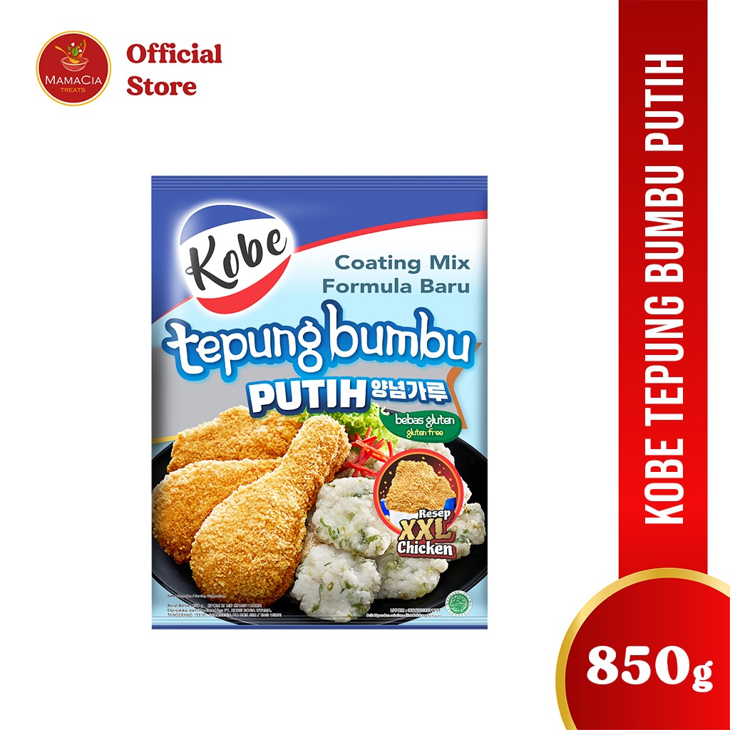 White Seasoned Coating Flour 850g Crispy Fry Batter Mix Powder