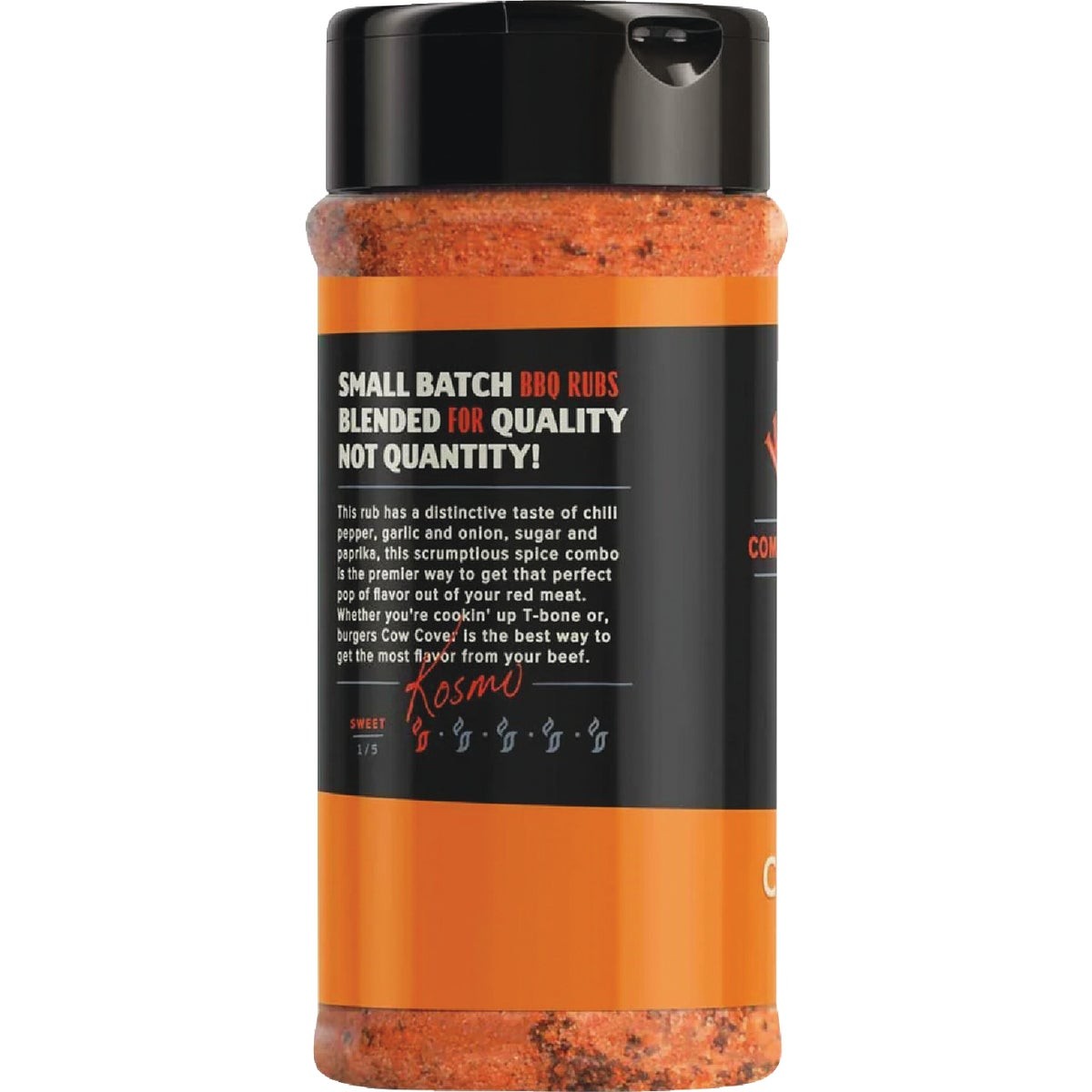 Kosmos Q 10.5 Oz. Cow Cover Rub Rub-CC-SHK KOSMOS Q Rub-CC-SHK 851818003024