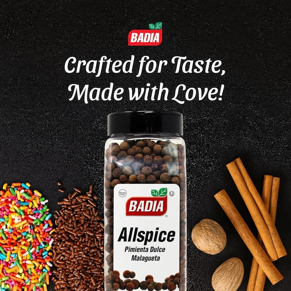 Allspice Whole, 12 Oz – Warm & Fragrant Spice with Notes of Cinnamon, Nutmeg & C
