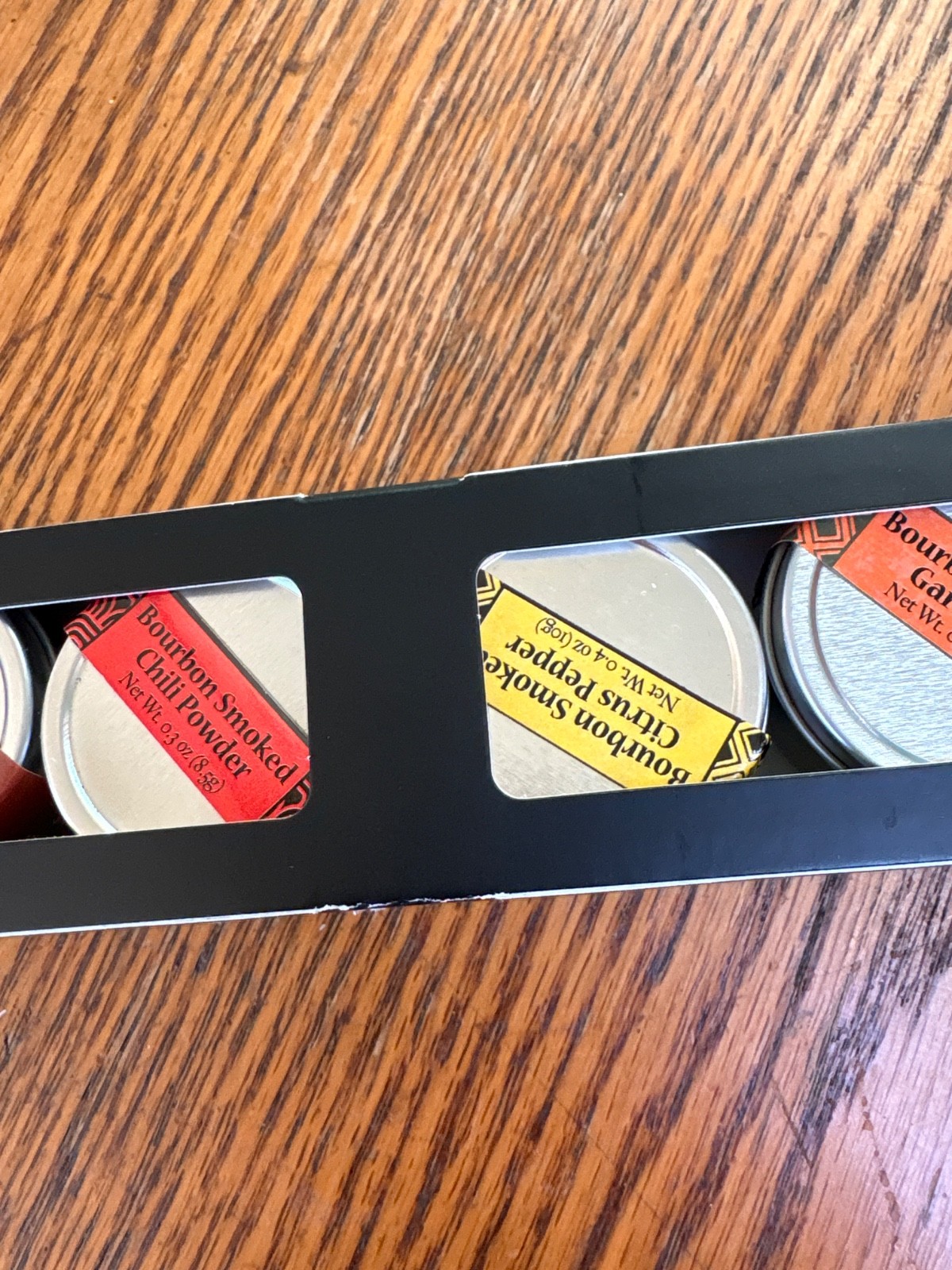Bourbon Barrel Foods Miniature Trial Spice Blend Gift Set of 6 Burbon Smoked Spi