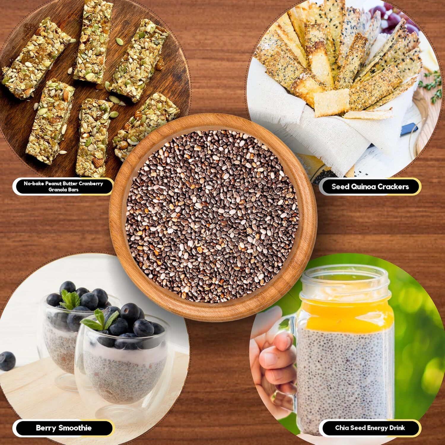 Organic Zing Chia Seeds 454gm