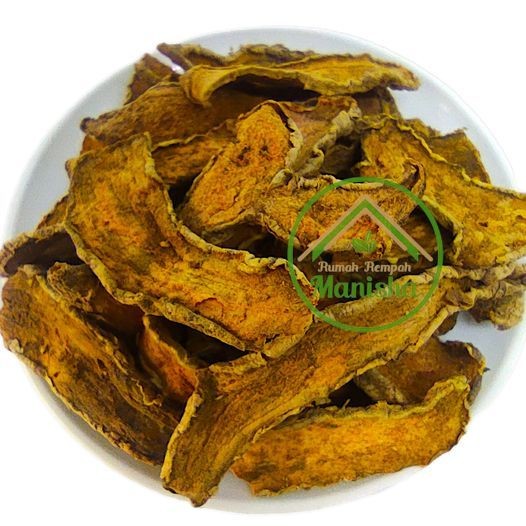 Dried Turmeric Slices 100g Indonesian Cooking Spice