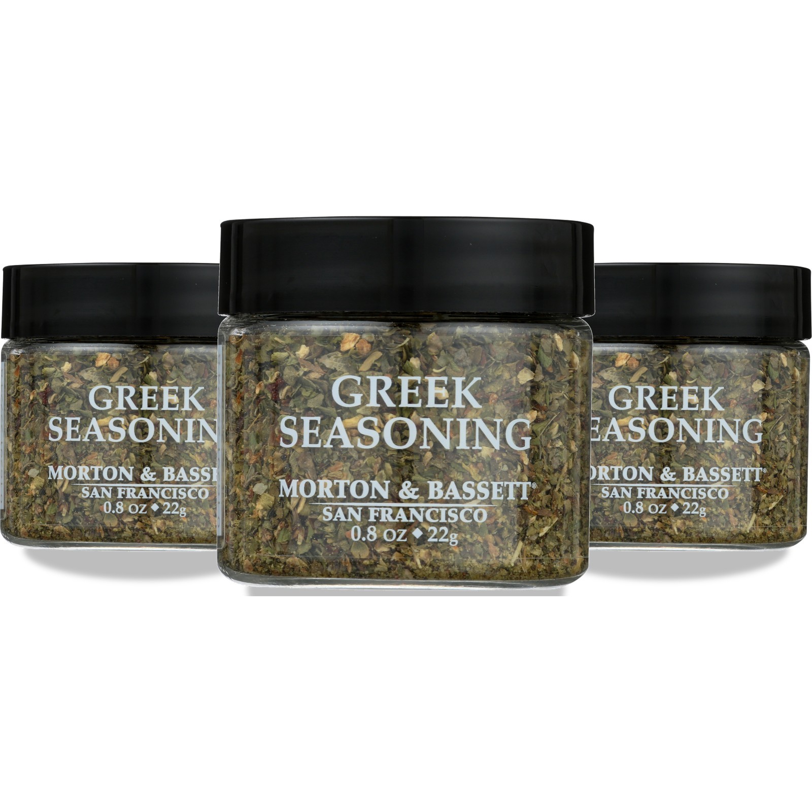Morton & Bassett Greek Seasoning 0.8 Oz 3 Pack