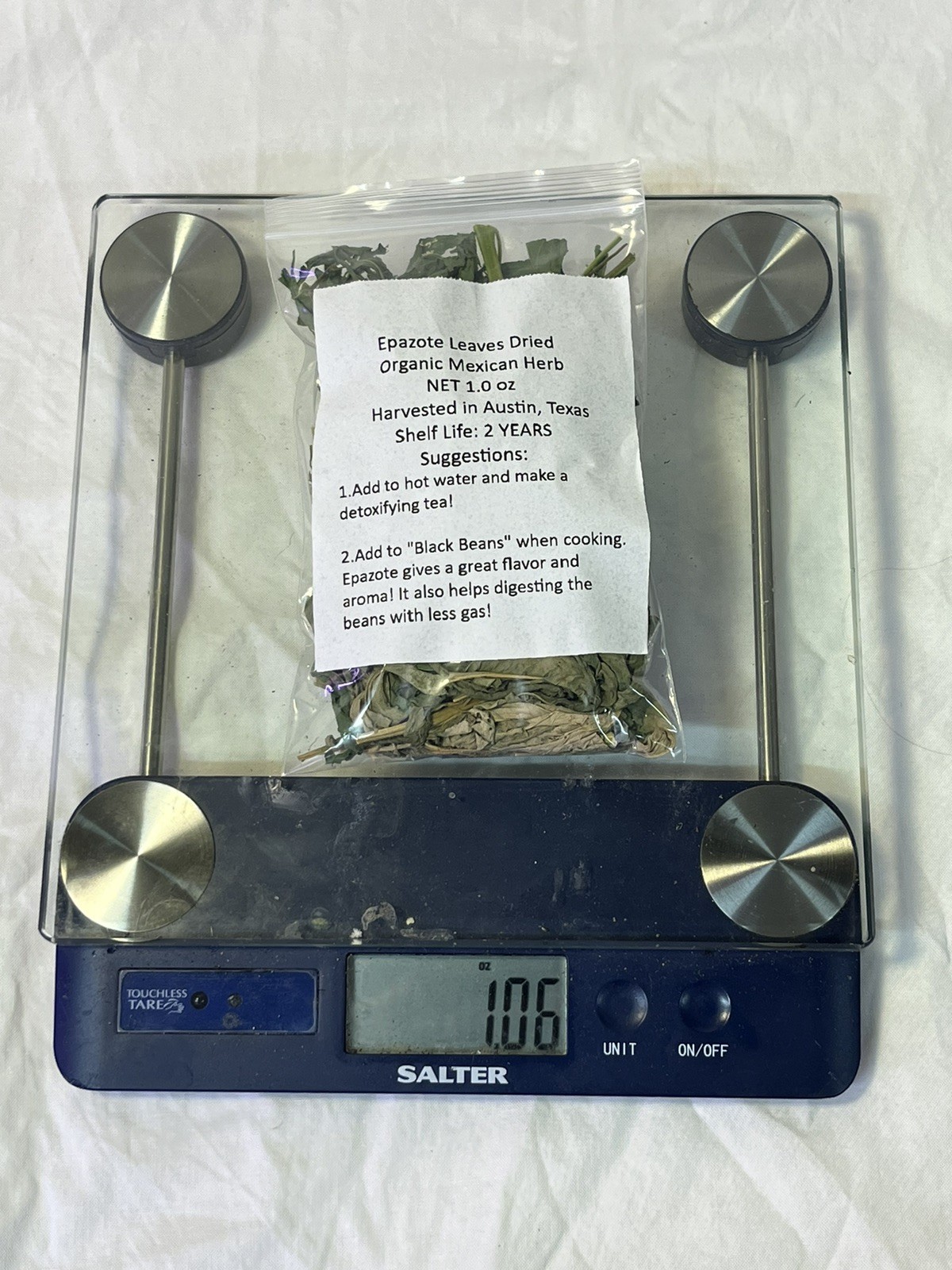 Epazote Leaves Mexican Epazote Leaves Item Weight 1 Oz