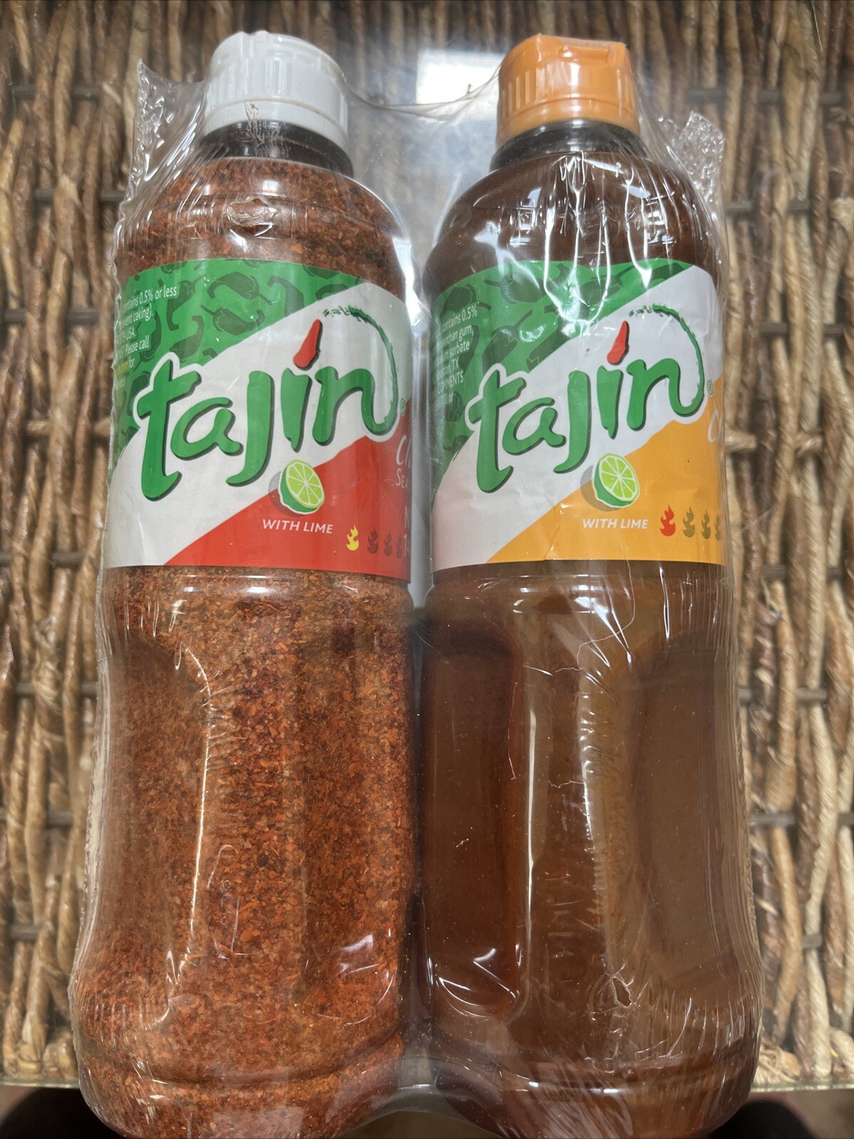 Tajín Clásico Seasoning 14oz and Tajín Fruity Chamoy Sauce 15.38oz (Pack of 2)