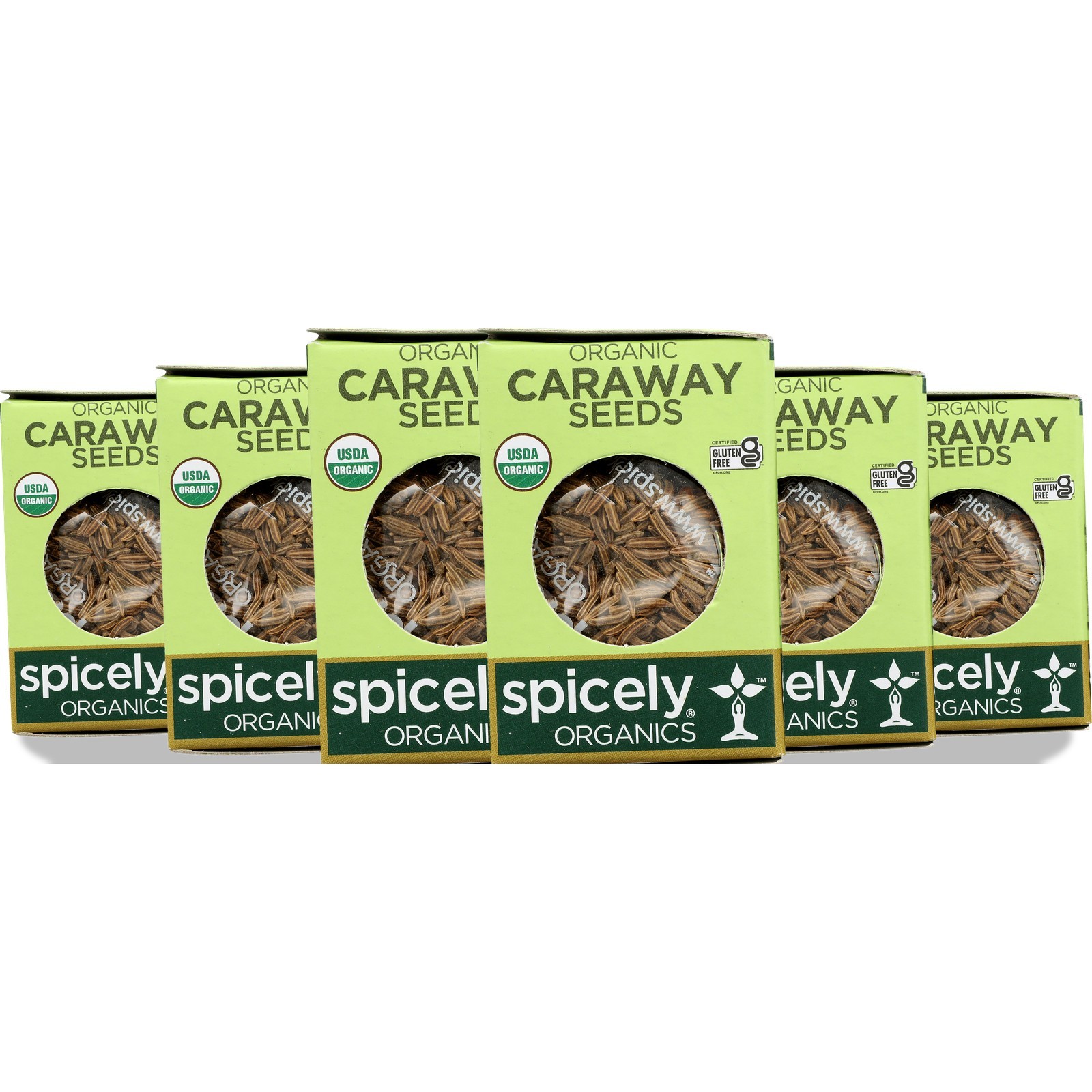 Organic Caraway Seeds By Spicely Organics Spice 35 Oz 6 Pack