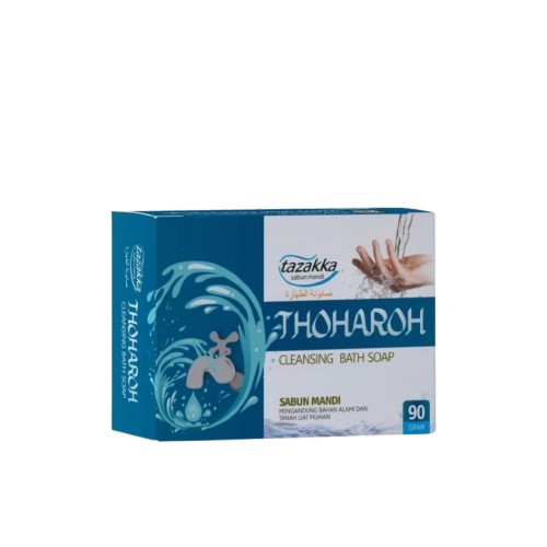 Tazakka Thaharah Clay Bath Soap Bar 90g Cleansing Body Wash Herbal aroma ritual