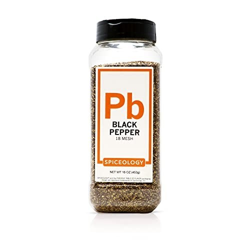 18 Mesh Ground Black Pepper – Semi-Coarse Spice for Beef, Pork, Chicken & Veggie