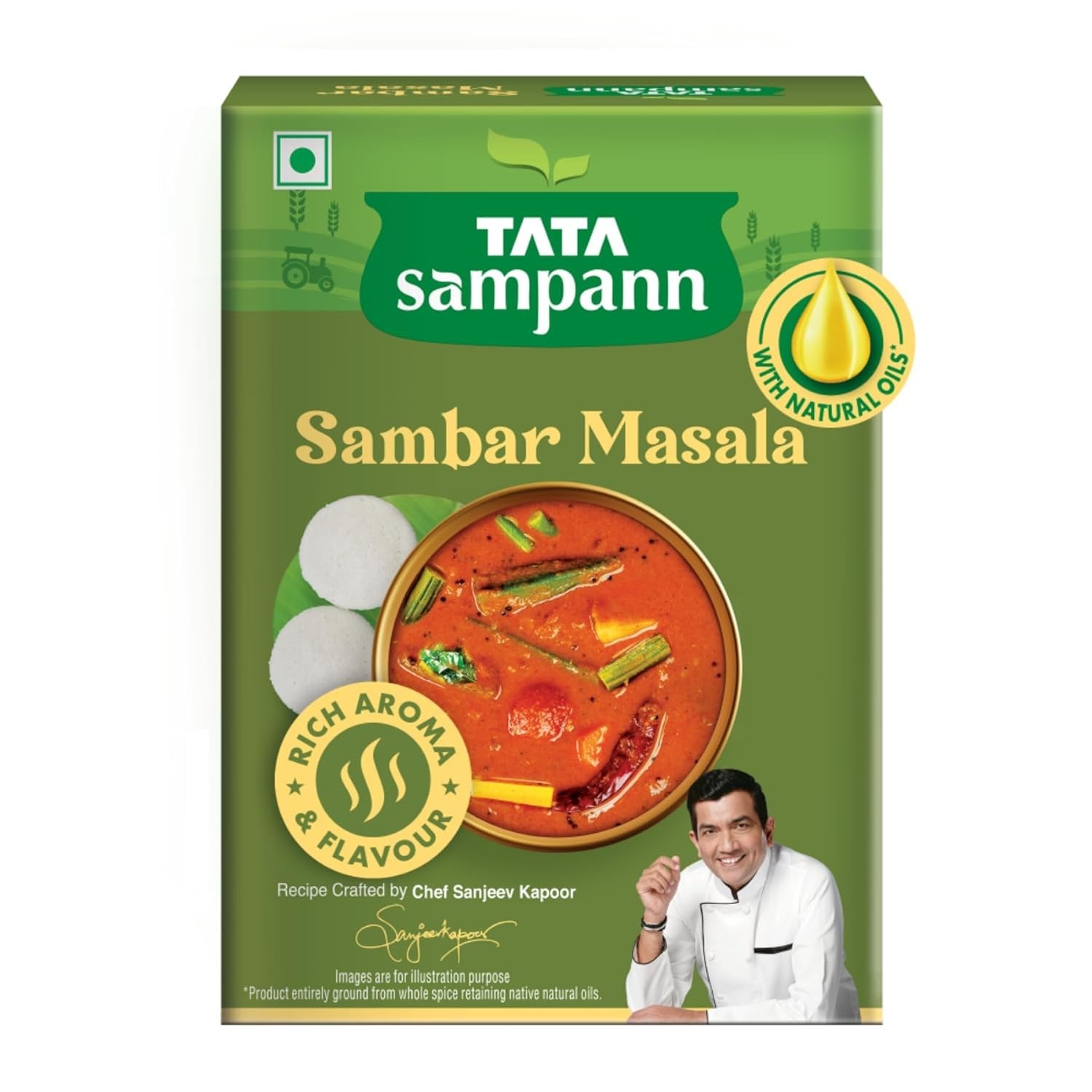 Tata Sampann Sambar Masala Powder with Natural Oils, 45g