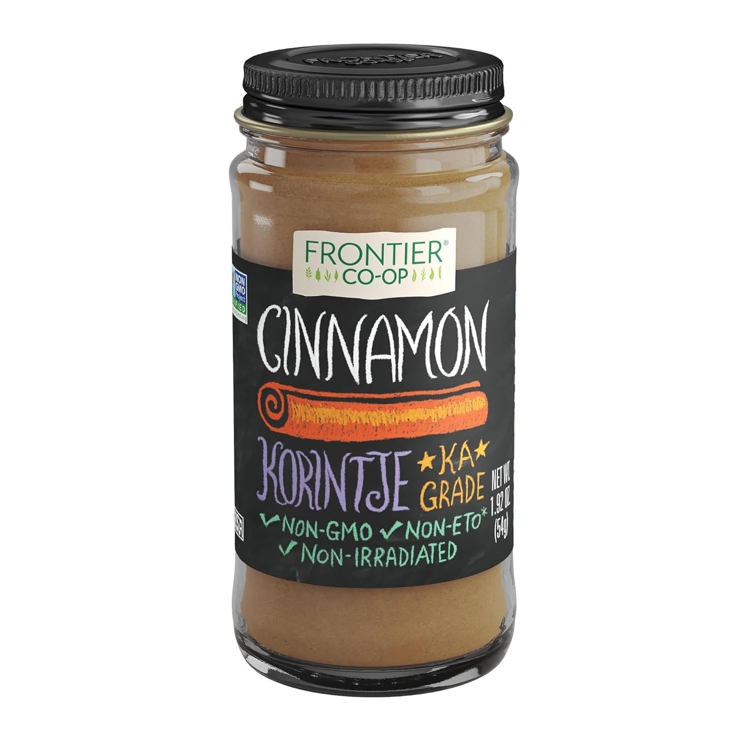 1.92 oz Ground Korintje Cinnamon – Gourmet Vegetarian Spice – Non-Irradiated