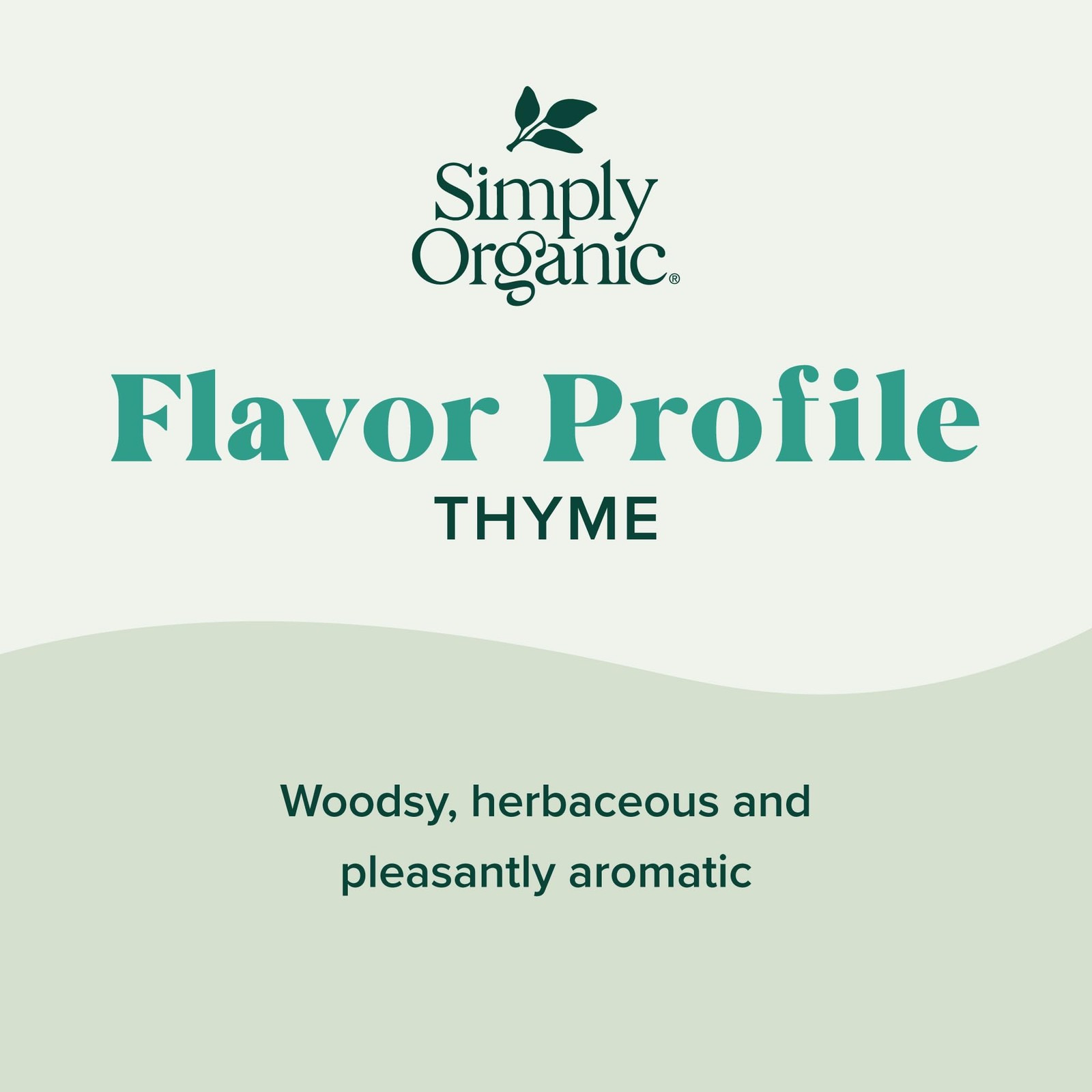 Simply Organic Thyme Leaf 0.78 Oz Premium Organic Herb For Cooking Seasoning
