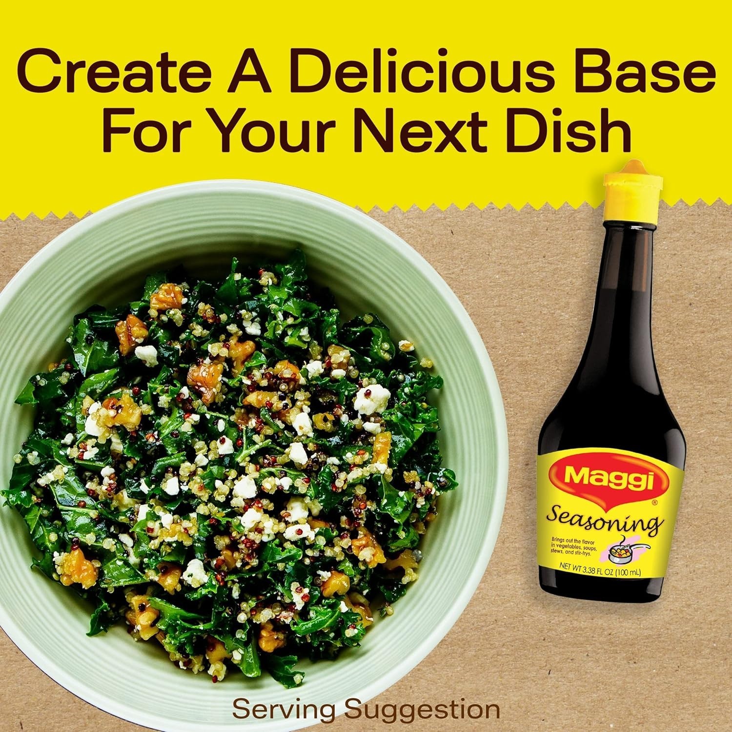 6 X 100ml MAGGI SEASONING SAUCE for great food taste and dishes