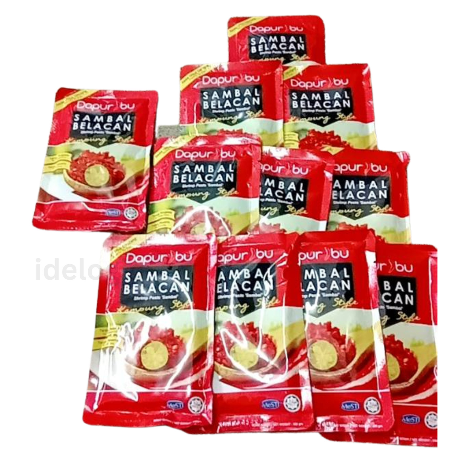 Belacan Shrimp Paste Authentic Malaysian Natural Fermented Prawn Sambal 100g x 2