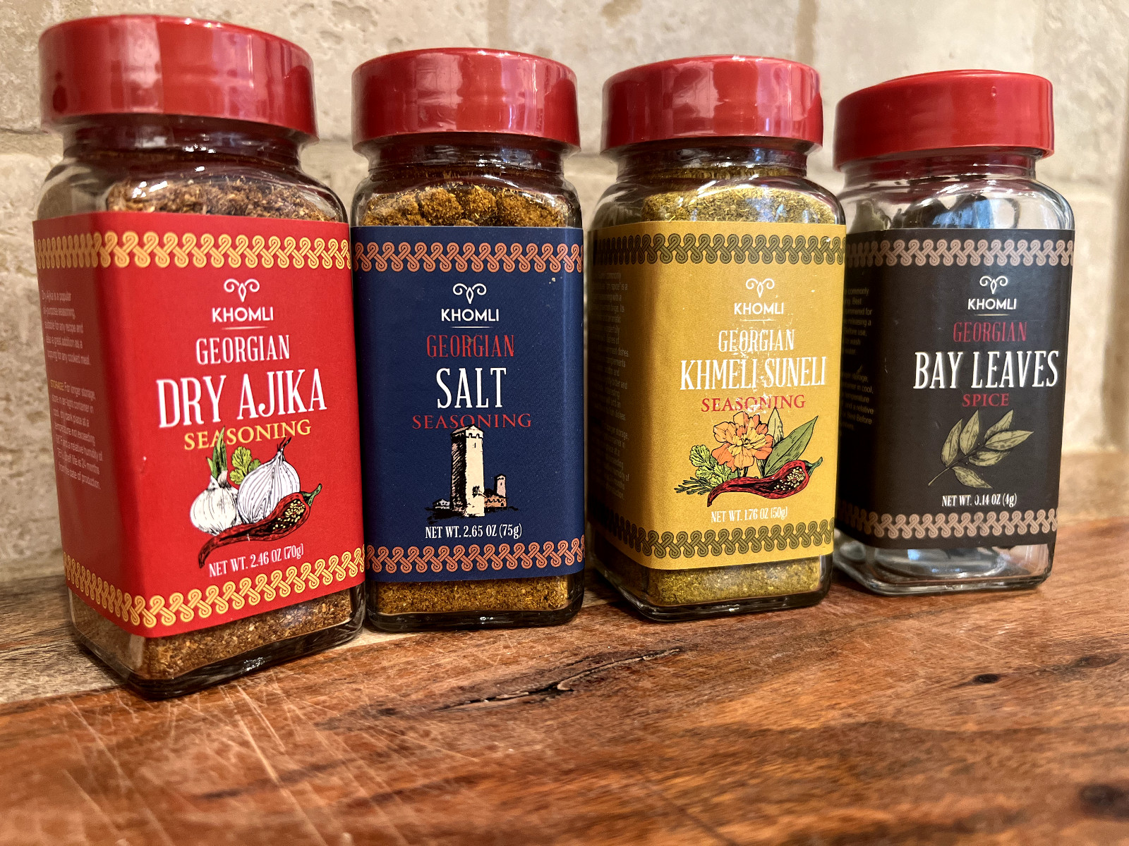 SEASONING MIXES, including DRY AJIKA, Georgian, Khomli Brand