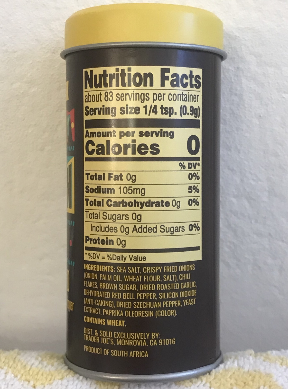 Crunchy Chili Onion Sprinkle Seasoning Blend Limited by Trader Joe’s 2.64oz. NEW
