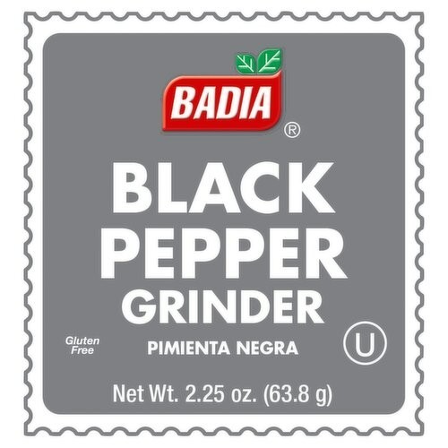 Badia® Sea Salt & Black Pepper Grinder Set Kosher & Gluten Free