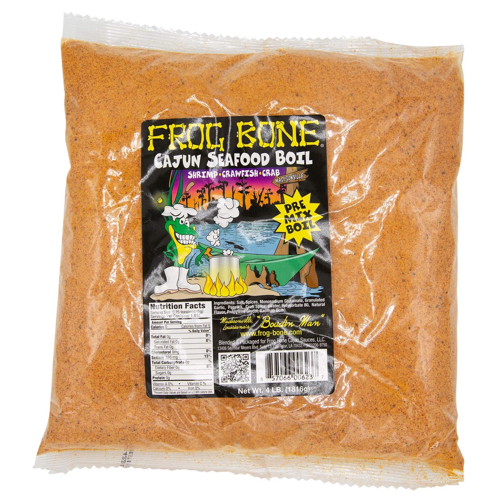 Frog Bone Cajun Seafood Boil, 4 lbs 64 Ounce (Pack of 1)