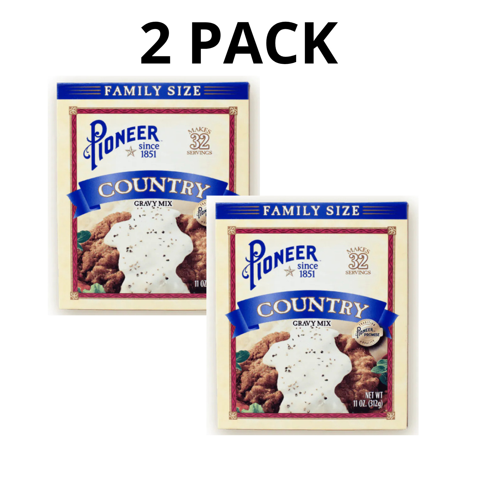 Pioneer™ Brand Country Gravy Mix – 2 PACK