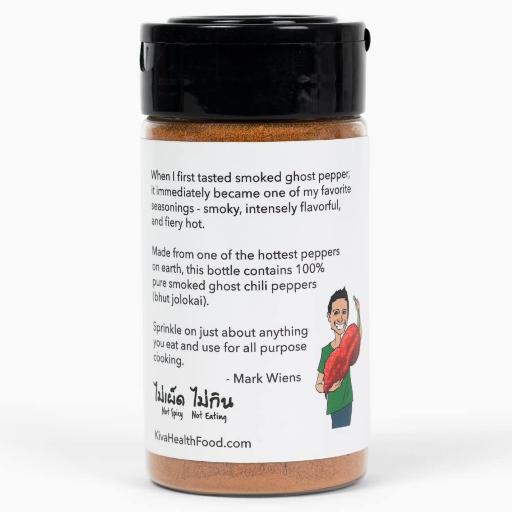 Kiva x MARK WIENS – Smoked Ghost Chili Pepper Powder (Bhut Jolokia) – Non GMO, V