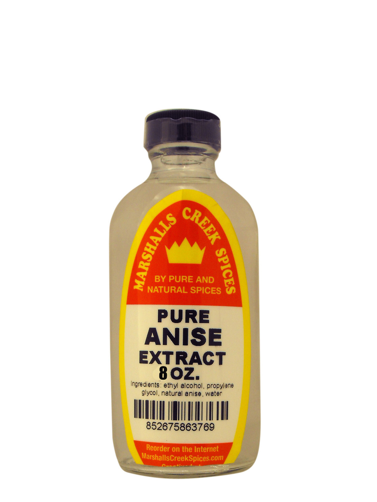 Marshalls Creek Spices PURE ANISE EXTRACT 8 oz – Kosher
