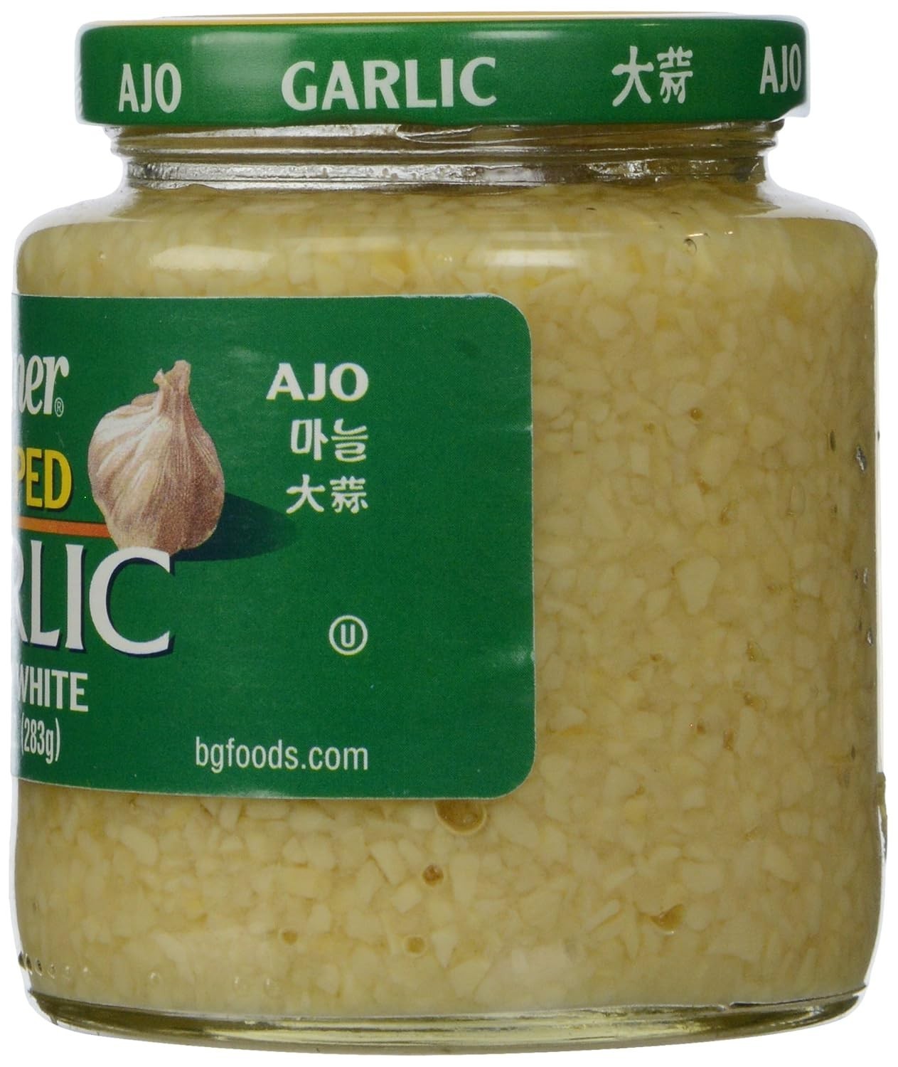 White Chopped Garlic, 10 Ounce