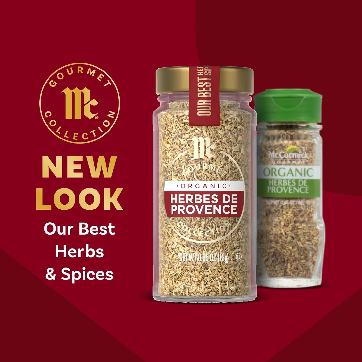McCormick Gourmet Organic Herbes De Provence, 0.65 Oz
