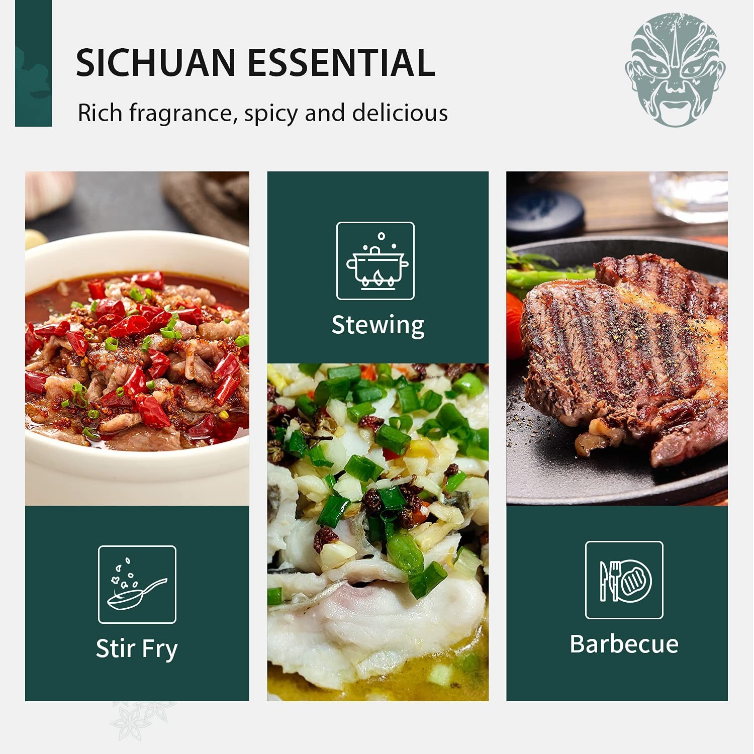 Sichuan Peppercorns 8oz Authentic Red Numbing Flavor Essential for Asian Cuisine