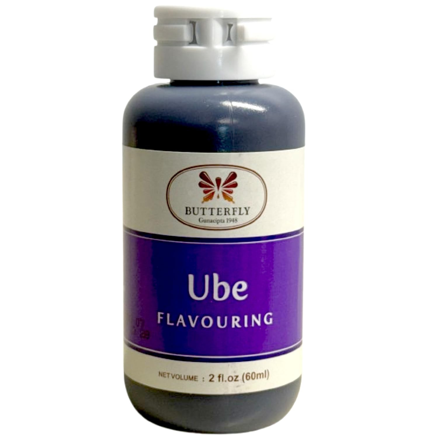 Butterfly Ube Flavoring Extract 2 oz – Purple Yam Essence for Baking, Lattes,…