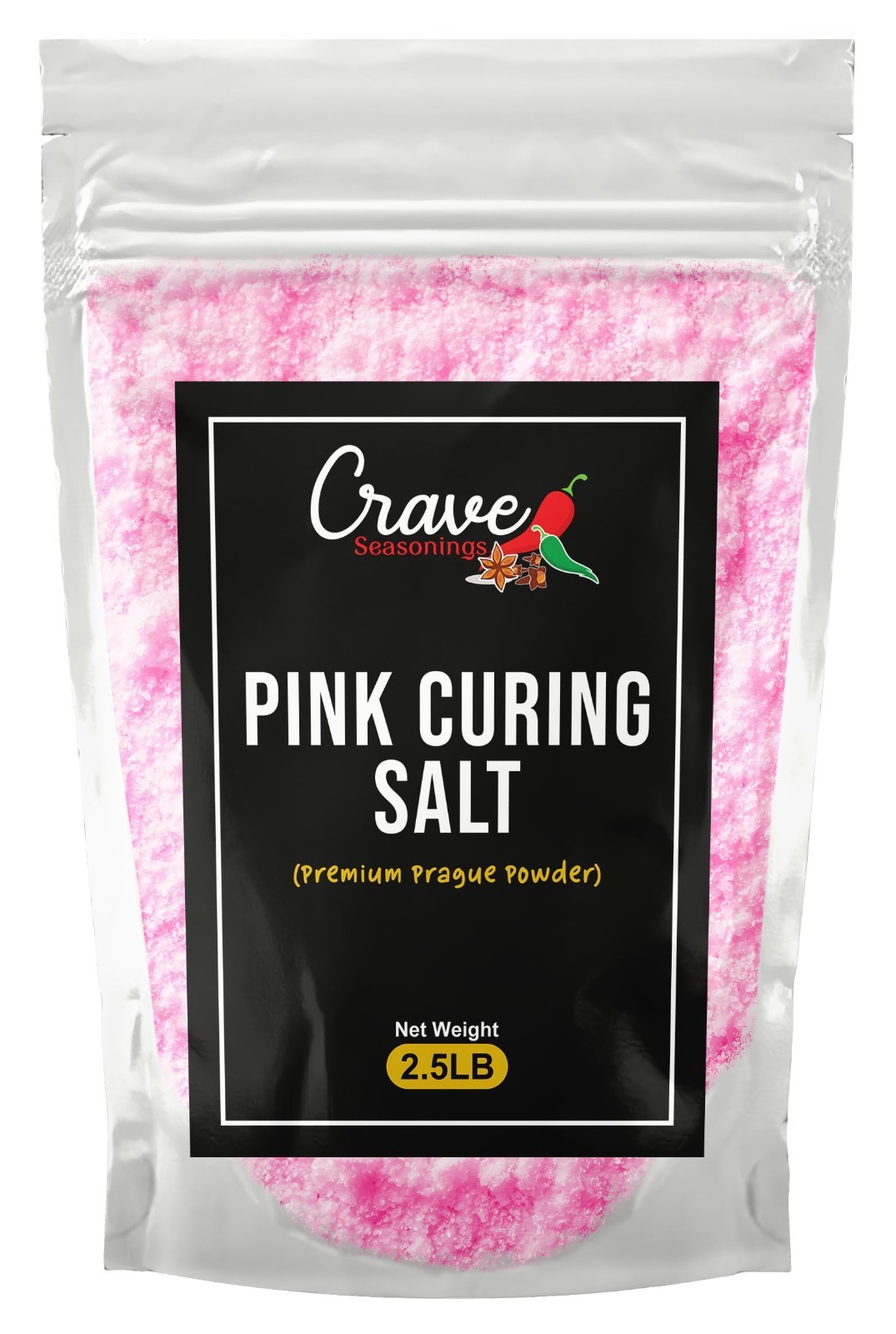 Premium Pink Curing Salt 2.5 LB – Prague Powder for Sausage, Bacon, Ham & Jerky