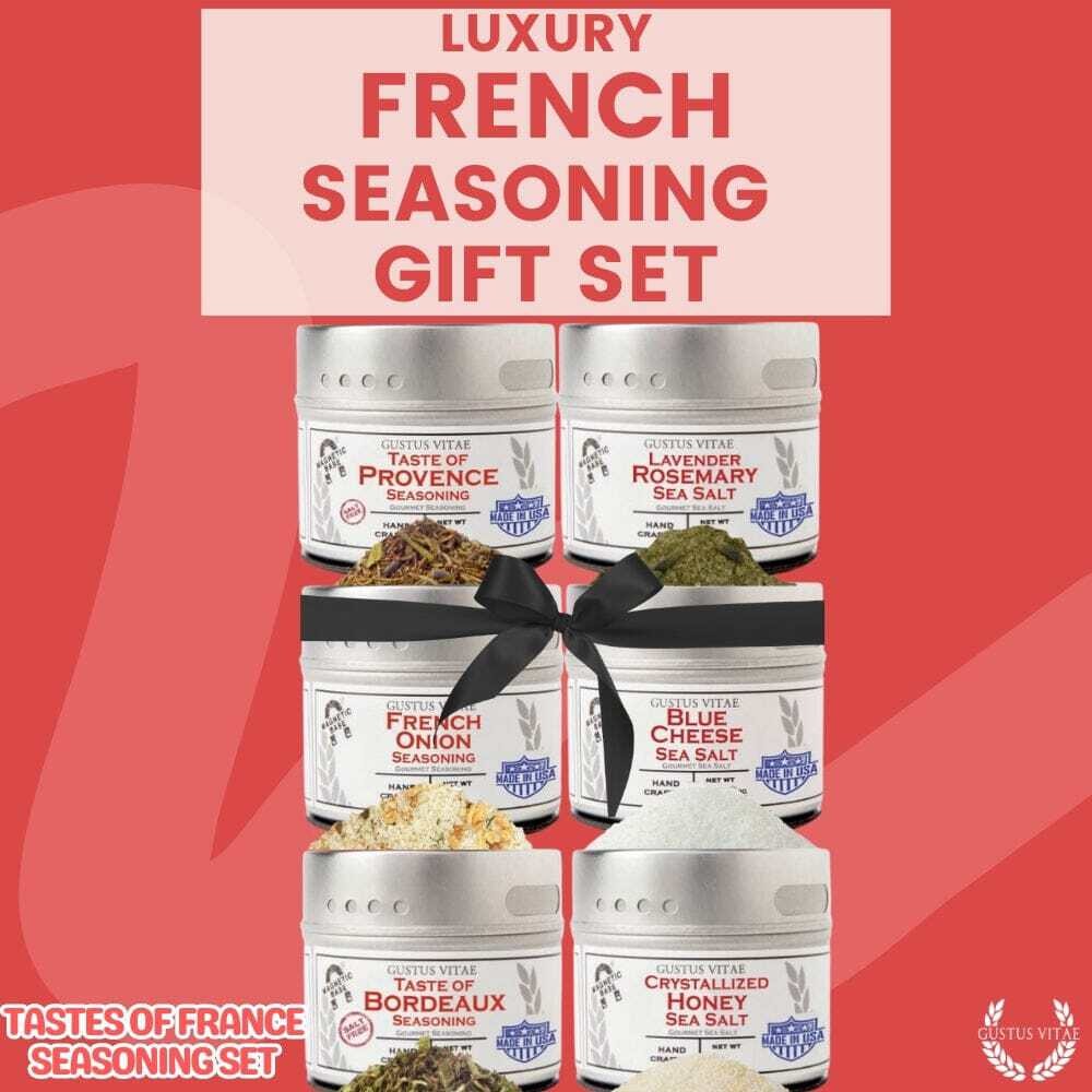 French Seasoning Gift Set – Tastes of France – Artisanal Spice Blends Six Pack