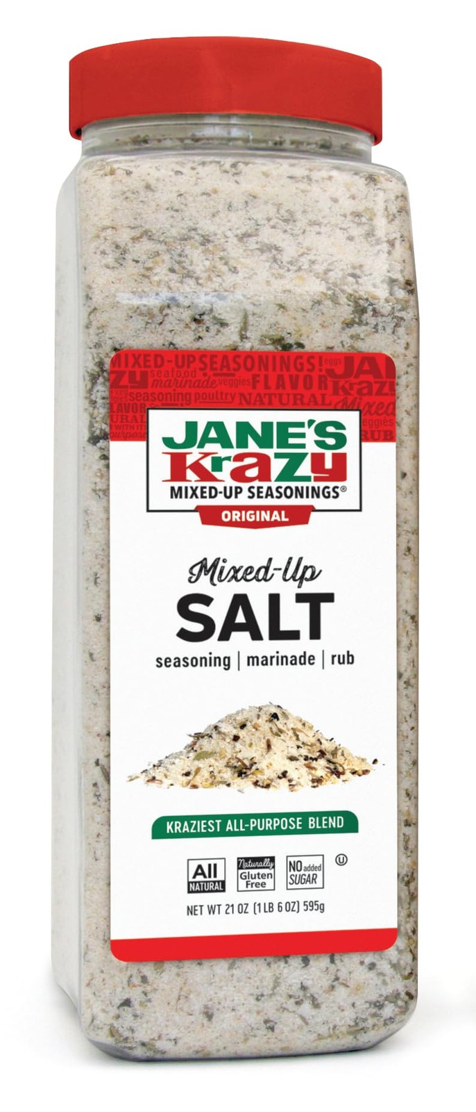 Jane’s Krazy Mixed-Up Salt 21 Ounce (Pack of 1)